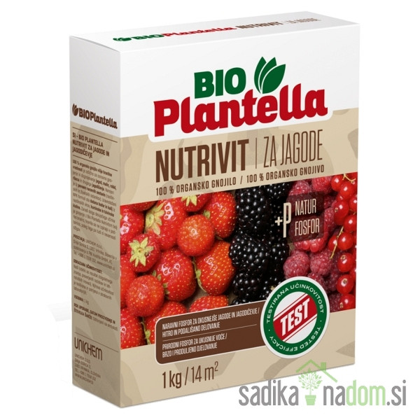BIO Plantella Nutrivit za jagode in boičasto voće