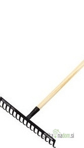 Grablje nasađene (drvena drška)