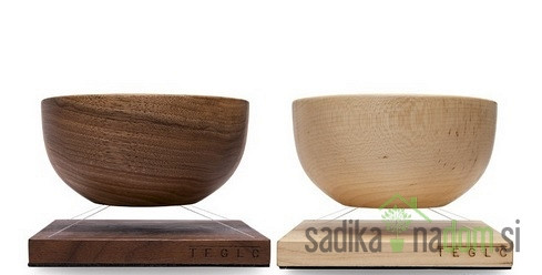 Lebdeča zdjela - orah Teglc