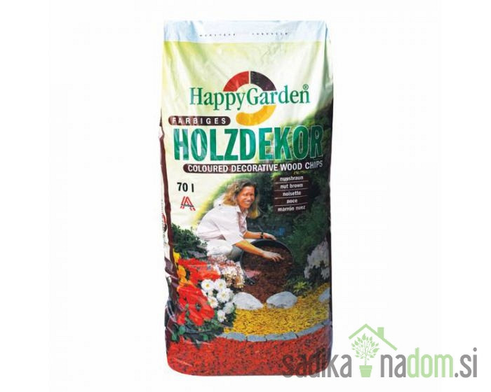 Ukrasne drvne sječke Happygarden - SMEĐE