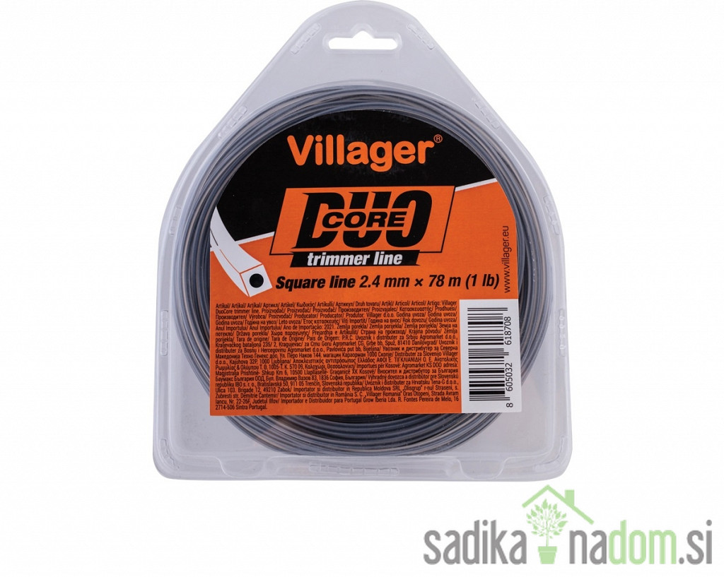 Žica za kosu Duo core kvadratna Villager