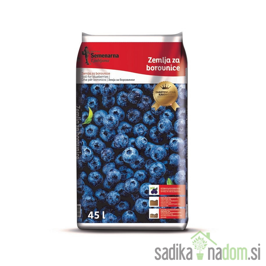 Zemlja za borovnice Semenarna - KISELA