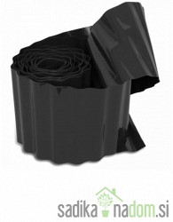 Obrub za travnjak PVC crni