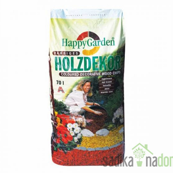 Ukrasne drvne sječke Happygarden - SMEĐE